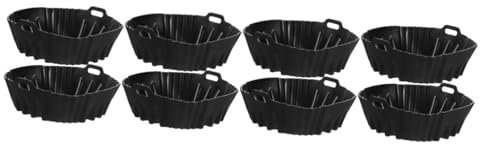 Housoutil 4sets Sartén De Aire Utensilios Cocina Auxiliares para Cocina Instante Mini Olla Arrocera Suministros De Freidora De Aire Revestimientos De Silicona para Freidoras De Aire 2pcs*4