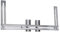 Keyboard Shelf Runners Keyboard Drawer Tray Hardware Metal Drawer Runners for Underdesk Platform Shelf 350mm