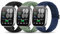 SenMore 3 Pezzis Nylon Cinturino Compatibile con Amazfit Bip 6/Bip 5/Amazfit Cheetah/Amazfit Cheetah Pro/Amazfit Balance, 22mm Sportivo Braccialetto di Ricambio per Amazfit Bip 6/5.(No host)