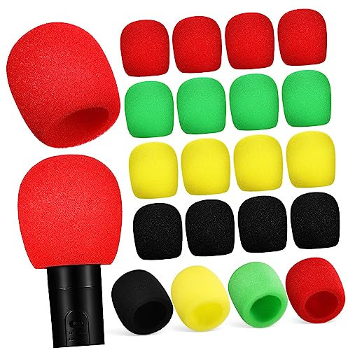 FUNOMOCYA 32 Stück Mikrofon-schutzabdeckungen Mikrofon-windschutzkappen Mikrofonabdeckungen Für Mikrofone