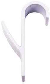 Confezione da 2 ganci bianchi per asciugamani da bagno, ganci per termosifoni, appendiabiti e sciarpe, accessori per la casa per un uso pratico