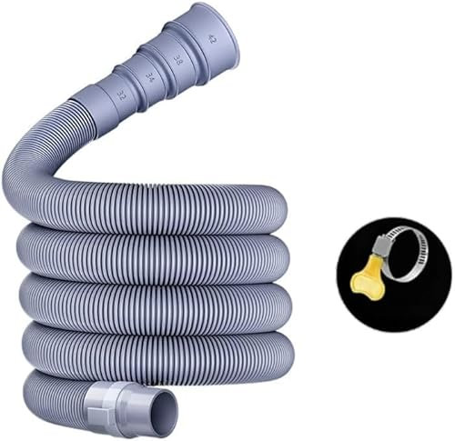 Kit de manguera plegable para aguas residuales de RV, tubo de residuos de caravana a prueba de fugas con adaptadores ajustables para autocaravanas, caravanas y remolques