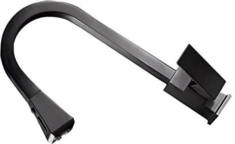 DIYEAH 1 Pièce Robinet de Cuisine Noir à Tirer Robinet Évier Ajustable pour Cuisine Salle de Bain Design Flexible Facile à Installer