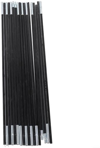 Volakebeing Ensemble de tiges de rechange en fibre de verre pour tente de camping avec cordon élastique de 7 à 8 mm de diamètre (4,9 m)