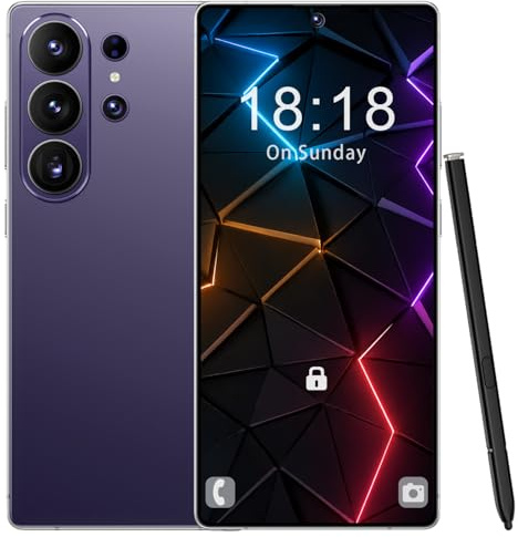 T-Smart Unlocked Android 14 Mobile Phone, 12GB+512GB, 6.9 HD Display, 4500mAh Battery, 21MP+8MP Camera, Dual SIM, Face Unlock, SIM Free Smartphone