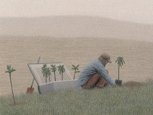 Inkognito Postkarte A6 • 22873 ''Vom Bäume pflanzen Künstler: Quint Buchholz • Fantastik