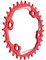 Funn Solo Plato Estrecho Ancho para Cadena de 9 10 11 12 Velocidades, Compatible con Bielas de Interfaz BCD Asimétrica de 96mm, Plato de Cadena de Velocidad Única9-12 (30 Dientes, Rojo)