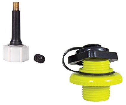 Jobe Boston Ventil + Adapter für Kompressor - Boot Gummi Schlauchboot Tube Towable Rafts Luftmatratze