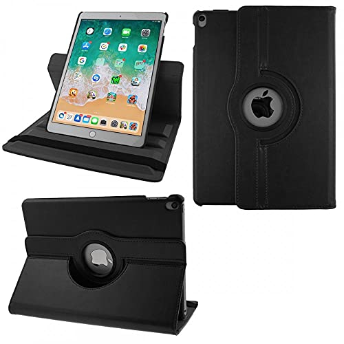 COOVY® 2.0 Cover für Apple iPad pro 10.5 (2017), iPad Air 10.5 (3. Gen. 2019) Rotation 360° Smart Hülle Tasche Etui Case Schutz Ständer Auto Sleep/Wake up | schwarz