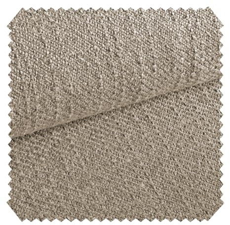 novely® exquisit DECORETTO - Weicher Polsterstoff im Naturfaser Look - Schwer Entzündbarer Möbelstoff mit Ultra-Clean-Technologie - Pflegeleichte Meterware 1lfm | Farbe: 04 Khaki