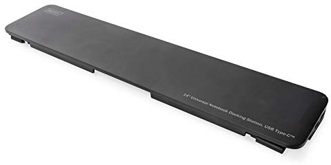 DIGITUS - Base de acoplamiento (14, 14 puertos USB-C, DP HDMI, VGA, RJ45, 5 puertos USB, lector de tarjetas), color negro