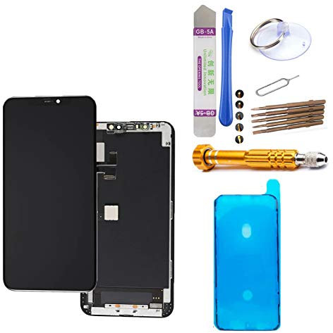 MPP UG Ersatz Display für iPhone 11 Pro Max A2215 A2160 A2217 LCD Touchscreen Digitizer LCD+Touch+WERKZEUGSET+KLEBEPAD