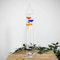 Widdop Bingham Thermomètre de Galilée 33 cm Multicolore 5 ampoules 16-26 C G107