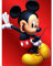 5D Diamant Malerei Set für Erwachsene, rote Micky Maus schöner Vollbohrer Diamant Stickerei Set für Zuhause Büro Wandkunst Dekoration Malen nach Zahlen 30x40 cm