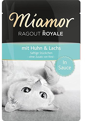 Miamor Ragout Huhn & Lachs | 22x 100g Katzenfutter