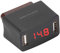 EVGATSAUTO 1-teiliges OBD-Autoladegerät, langlebiges ABS-OBD-MINI-Dual-USB-Ladegerät mit Spannungsanzeige für 12/24-V-Autos