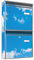 banjado® Briefkastenanlage 2 Fach 36x64x10cm mit Motiv/Briefkasten groß mit Namensschild/Postkasten A4 Einwurf inkl. Montagematerial & je 2 Schlüsseln/Briefkasten ohne Zeitungsfach