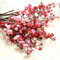 RIABXZ Lot de 8 fleurs de cerisier artificielles de 61 cm - Branches de pêche artificielles - Bouquet de fleurs de prunier en soie à longue tige pour grand vase, banquet, maison, bureau, décor mariage