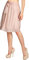 Caspar RO024 hauchzarter Leichter knielanger Midi Damen Sommer Rock, Farbe:Altrosa, Mode Größe:S/M
