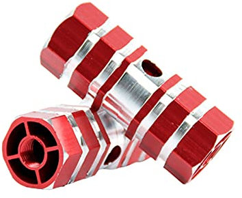 A/A 2 Stücke Bike Pegs Aluminium-Fußrasten Scooter pegs Fahrrad-Pegs Fußpedal mit Gewinde BMX-Fußpedal/Peg für Mountainbikes