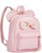 LIAOLI Girls Backpack Kids Rucksacks Cartoon Mouse Ear Sequin Bow Convertible Toddler Mini Bag (Pink Sequin Bow, Small for Girl)
