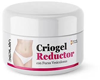 Criogel Reductor 500ml - Gel con efecto frío - Aumentando el drenaje en la “piel de naranja” - Drenante, anticelulítico y reafirmante - Depilion