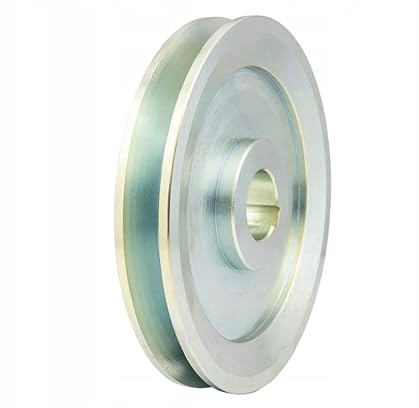 Keilriemenscheibe HZ SPZ 1x10mm 160mm Riemenscheibe E-Motor Riemenrad Elektromotorantrieb Keilriemen Riemenantrieb… (Bohrung: 20mm, Nut 6mm)