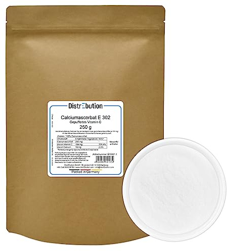 Vitamin C Pulver 250g Calciumascorbat E 302 gepuffert
