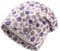 Sterntaler Beanie Bedruckt mit Blumen für Mädchen - Baby und Kinder Mütze aus Mischgewebe - gefüttert mit Baumwollfleece - blasslila, 51