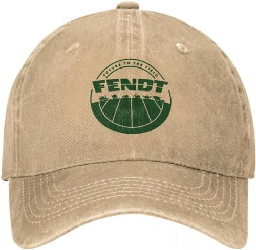 TeysHa Baseballkappe Snapback Sonnenhut Vintage Fendt Baseballkappe Unisex Distressed Denim Snapback Hut Landwirtschaft Landwirtschaft Outdoor Laufen Golf Verstellbare Passform Kappen Hut Geschenk