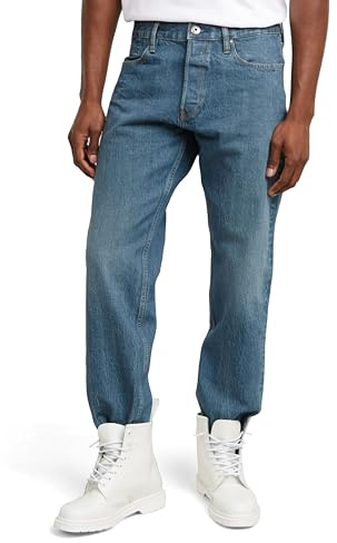 G-STAR Herren Dakota Regular Straight Jeans, Blau (96 mom Washes D23691-D318-G535), 38W / 34L