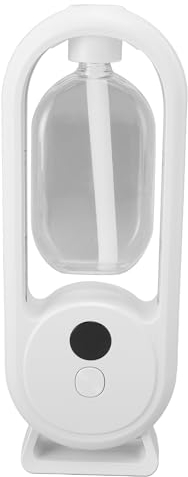 Difusor de Aceite Esencial Montado en la Pared, 5 Modos de Pantalla Dual, Luz Nocturna Colorida, Humidificador de Aromaterapia con Atomización Ultrasónica Recargable, Ambientador