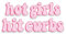 1 Stück Autoaufkleber, „Hot Girl Hit Curbs“ Aufkleber, Wasserfester Vinylaufkleber, Lustiger Autoaufkleber, Rosa Autoaufkleber, Autoscooteraufkleber