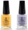 (2Pcs Set) Henna Infused Halal Nail Polish Water Permeable Nail Polish Vegan Long lasting Nail polish (Lavender, Gold Souk)