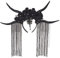 jdstty Der Toten Stirnband Antilope Stirnband Teufel Hörner Stirnband Goth Quaste Stirnband Halloween Dämon Horn Goth Kopfschmuck
