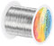 M METERXITY 0.2mm Jewelry Wire, 32 Gauge 328FT Craft Wire Copper Beading Wire for Jewelry Making/Planting/Weaving/DIY Crafting, Soft Metal Wires [100M, Silver White]