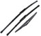 Juego de escobillas limpiaparabrisas delanteras y traseras compatibles con Renault Megane 2 Hatchback (2006-2008), parabrisas de 24 + 18 + 9, actualización silenciosa.