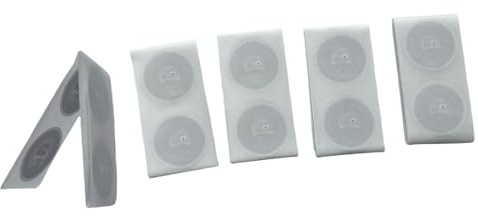 JW RFID-Aufkleber, NFC-Tags, 13,56 MHz, rund, 25 mm, selbstklebende Rückseite, 50 Stück