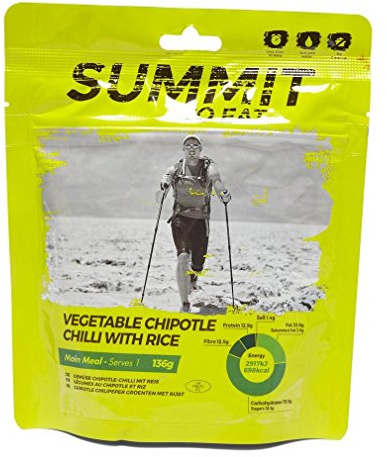 Summit To Eat Vegetable Chilli With Rice Camping Hiking Food, Brown, One Size