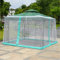 Mitef Moustiquaire de table pour jardin, camping, auvent en fer blanc, 300 x 300 x 230 cm (L x l x H)