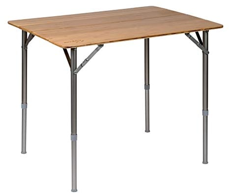 Bo-Camp Urban Outdoor Unisex Finsbury Tisch, braun, 100 x 65 cm