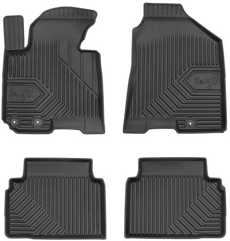 MOTOS Gummimatten Auto Fussmatte passend für Hyundai ix35 I 2009-2015 Verbessern Sie Ihren Reisekomfort mit Antirutschmatte Auto No.77 - Allwetter fußmatten Auto, Schutz vor Verschmutzung