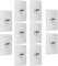 10 Pcs Punch-Free Wall-Mounted Screw Hook Heavy Duty Waterproof Seamless Screw Adhesive Works on Ceramic Wood Tile Metal Surface and More