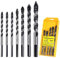 luwiscook 7PCS Tile Drill Bit, Professional Drill Bit for Porcelain Ceramic Tile, Concrete, Brick Wall, Glass, Plastic, Cement and Wood, Industrial Strength Drill Bits Set (6 6 6 7 8 10 12mm)