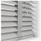 Grey Faux Wood Wooden PVC Window Venetian Blind/Blinds, Easy Fit Child Safe Trimmable Shutters, 50MM Slats with Matching Facia (Grey, Width: 60cm / Length: 150cm)