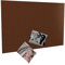 Magnettafel Magnetwand (verschiedene Größen und Farben) inklusive 10 Magnete - Made in Germany (50 x 110 cm, rost)