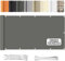 WEALSFUN Balkonabdeckung (390Größen & 8 Farben) Balkonverkleidung Ohne Bohren blickdichte Wind UV-Schutz mit Ösen Kabelbinder Kordel,110X250CM Grau