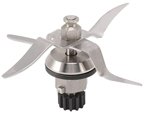 Lame de Mixeur pour 1.0, 4 Ailettes 12 Dents en Acier Inoxydable, Pièce de Rechange, Ensemble de Lame D'extraction Antirouille Robuste pour Mélanger Couper