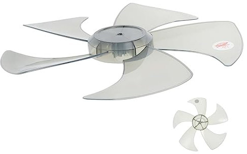 KICHOUSE Ventilatore in Plastica Ispessita a 5 Foglie per Ventilatore Elettrico da 13 78 Pollici di Ricambio per Ventilatori da Tavolo a Piedistallo
