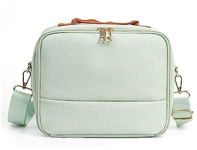 Camera Bag Mint Green Zipper Universal Portable Case Shoulder Bag for Fujifilm Instax Mini 12 Instant Film Camera